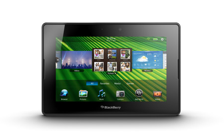 blackberry playbook en México pantalla de 7 pulgadas