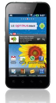 LG Optimus Black P970 ya en Telcel