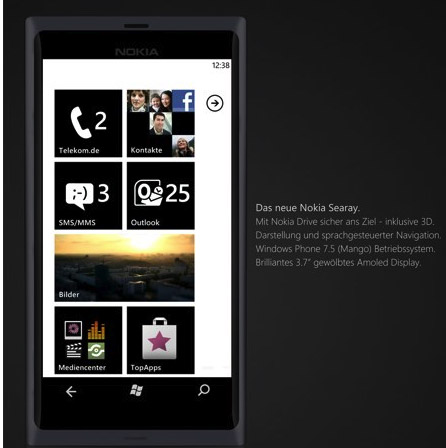 Nokia Ace, Sea Ray y Sabre con Windows Phone Mango