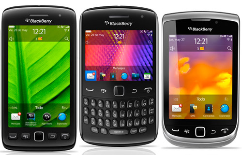 BlackBerry Curve 9360, Torch 9810 y 9860