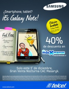 Samsung Galaxy Note Telcel Samsung Galaxy Note Telcel