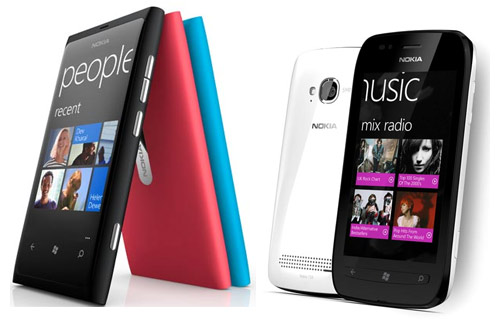 Nokia Lumia 800 y Lumia 710