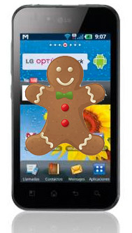 LG Optimus Black actualización a Android Gingerbread