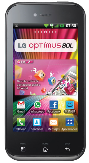 LG Optimus Sol Android 2.3
