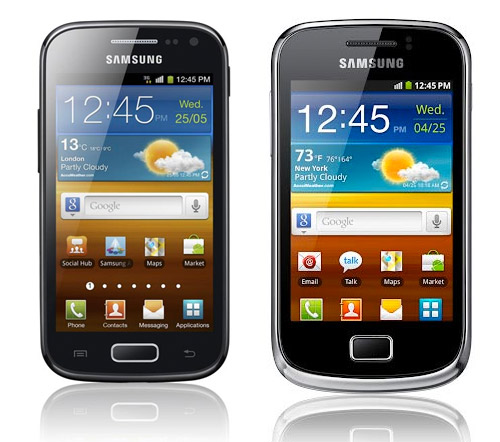 Galaxy Ace 2 y Galaxy Mini 2
