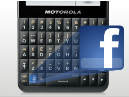 Motorola Motokey Social tecla dedicada a Facebook