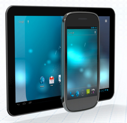 Google Tablet y smartphone