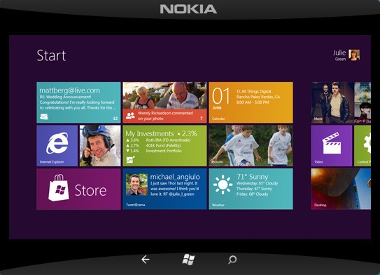 Nokia tablet con Windows 8 Qualcomm