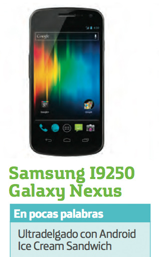 Samsung Galaxy Nexus pronto en Movistar México