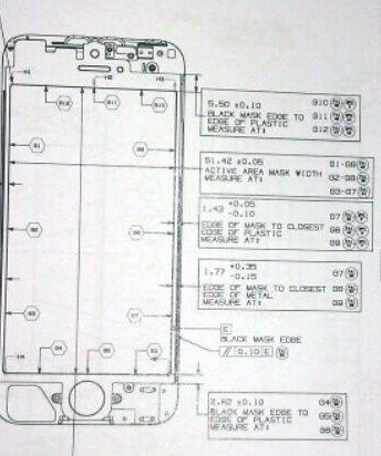 Se filtra esquema del iPhone 5 con pantalla de 4 pulgadas y mini dock