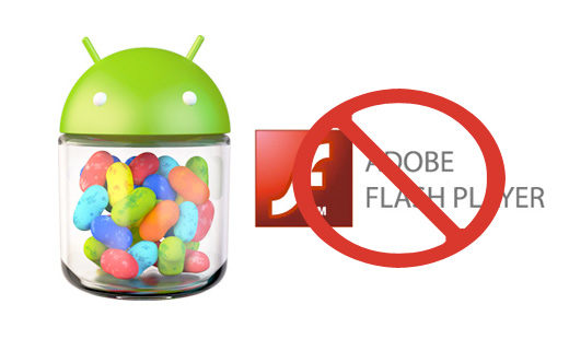 Sin Flash Player  Android Jelly Bean