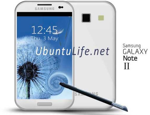 Samsung Galaxy Note 2 dibujo esbozo