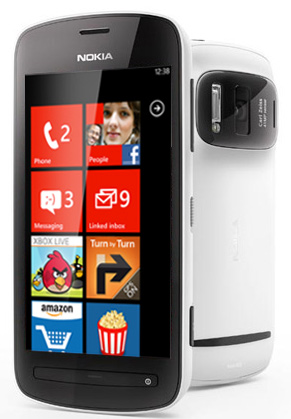Nokia PureView 808 con Windows Phone boceto