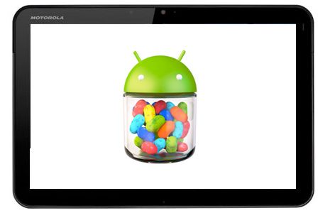 Motorola Xoom  Android Jelly Bean logo