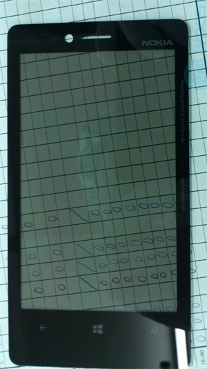 Pantalla de un Nokia con Windows Phone 8 prototipo