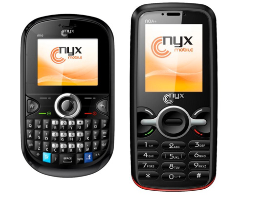 NYX Mobile Mio y Noa+ en Telcel México