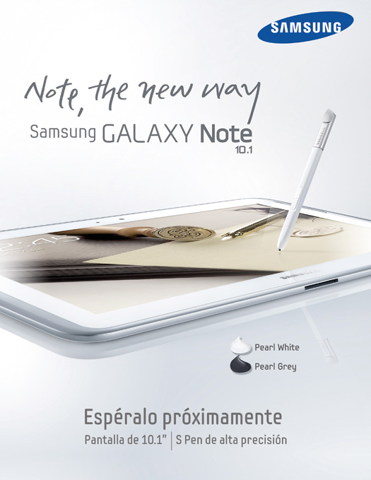 Samsung Galaxy Note 10.1 en México