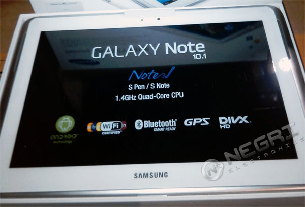 Samsung Galaxy Note 10.1 comienza preventa