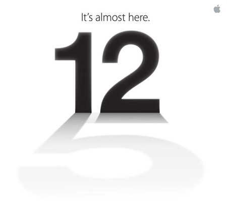 Invitación de Apple  presentación del iPhone 5  septiembre 12