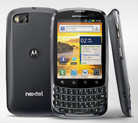 Motorola Master un Android 2.3 en Nextel México