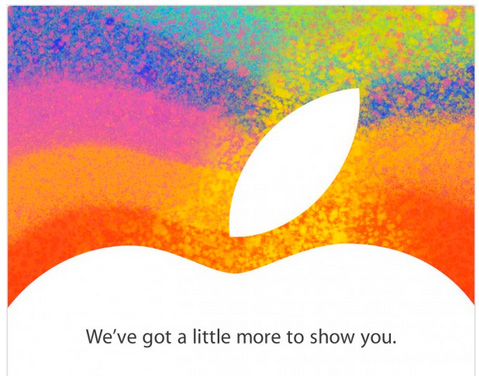 Apple invitación para evento iPad mini  23 de octubre