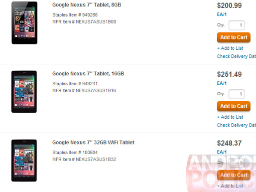 Google Nexus 7 de 32 GB mismo precio que la de 16GB