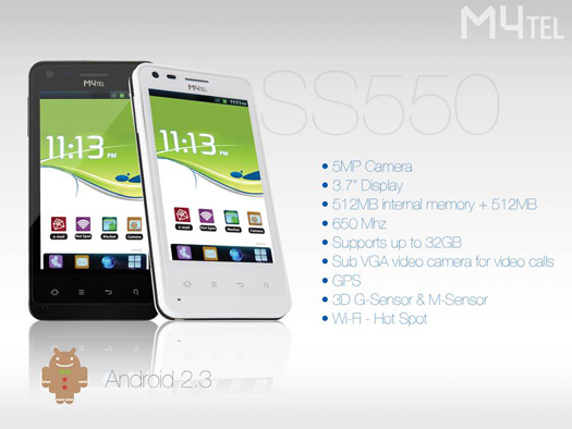 M4tel SS550 Genius un Android  en Telcel México características