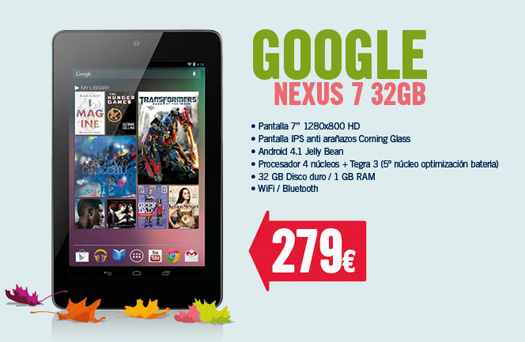 Nexus 7 de 32 GB en España