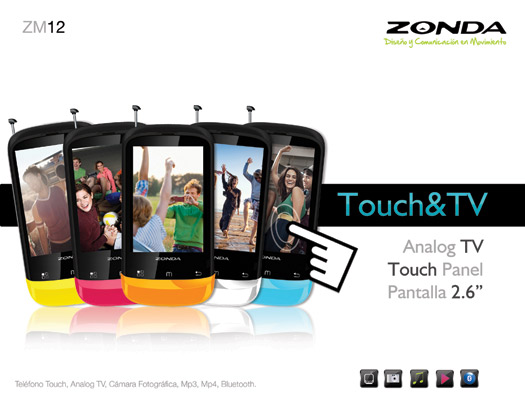 Zonda ZM12 un Touch, con TV gratis  ya en México