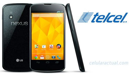 LG Nexus 4  en México con Telcel