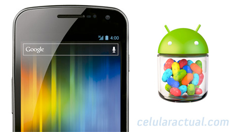Samsung Galaxy Nexus con Android 4.2 Jelly Bean 