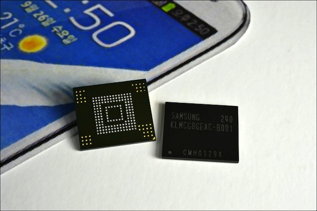 Samsung comienza a producir chips de memorias de 64 GB 