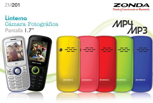 Zonda ZM201 un básico, multilínea y musical ya en México