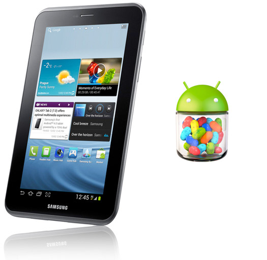 Samsung Galaxy Tab 2 7.0 con Android 4.1 Jelly Bean