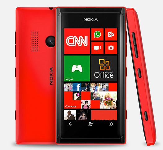 Nokia 505 Telcel México con Windows Phone 7.8Nokia 505 con Windows Phone 7.8