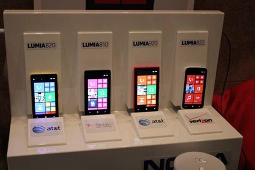 Nokia Lumia 820, 810, 920 y 8220 en el CES 2013
