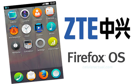ZTE teléfono con Firefox OS