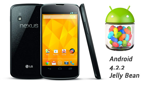 LG Nexus 4 con Android 4.2.2 Jelly Bean