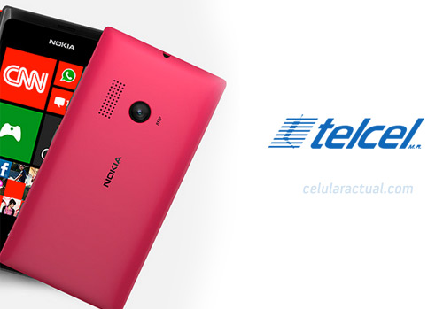 Nokia Lumia 505 color rosa con Telcel en México
