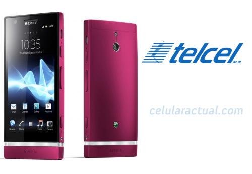 Sony Xperia P en color rosa en  México con Telcel