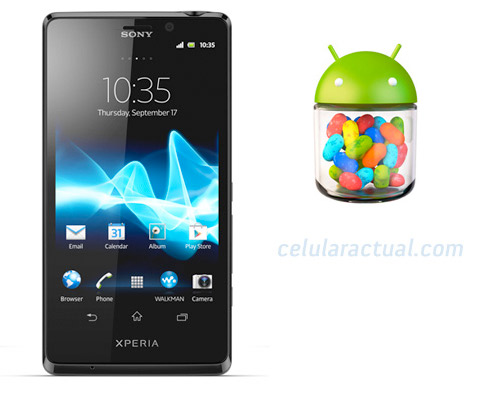 Sonyl Xperia T con Android Jelly Bean