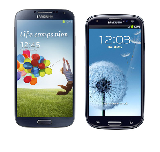 Samsung Galaxy S 4 con el S III