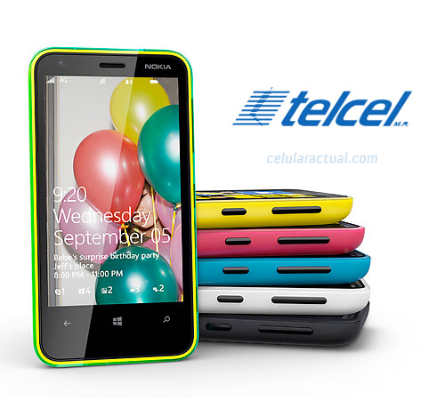 Nokia Lumia 620 en México con Telcel