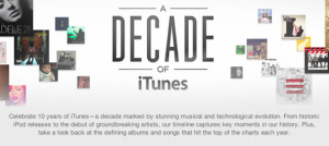 iTunes cumple una década de vida.