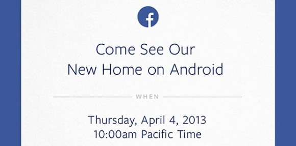 Facebook invitación evento Android para el 4 de abril