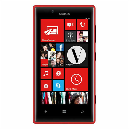 Nokia Lumia 920 color rojo