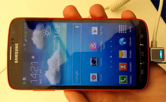Samsung Galaxy S4 Active en primer Video