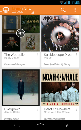 App de Google Play Music