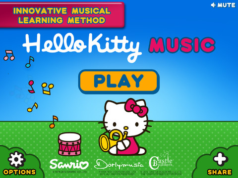 La app Hello Kitty Music Piano Play-Along Deluxe