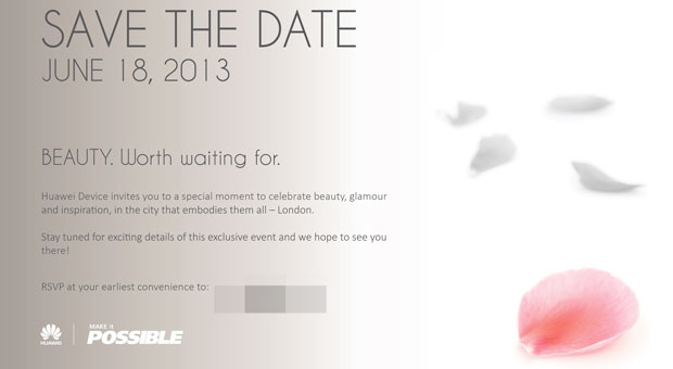 Huawei Invitación 18 junio 2013